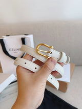 Celine Belt Top version Goods Belt Belt Female Arc De Triomphe Belt Arc De Triomphe Belt Black Retro Hair Style Belt Bright Gold Head Belt Belt Double-Sided Belt Women's Belt Women's Belt Belt Women's Belt1.8Belt Women's Belt Belt