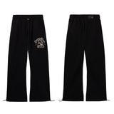 Amiri Sweatpants 2024Spring and Autumn New Towel Embroidered Lettered Casual Trousers for Men and Women