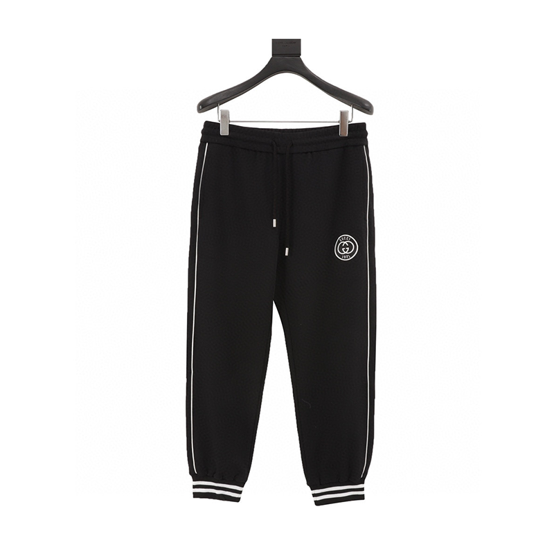 Gucci Sweatpants 1921Ribbon Suit Trousers for Men and Women