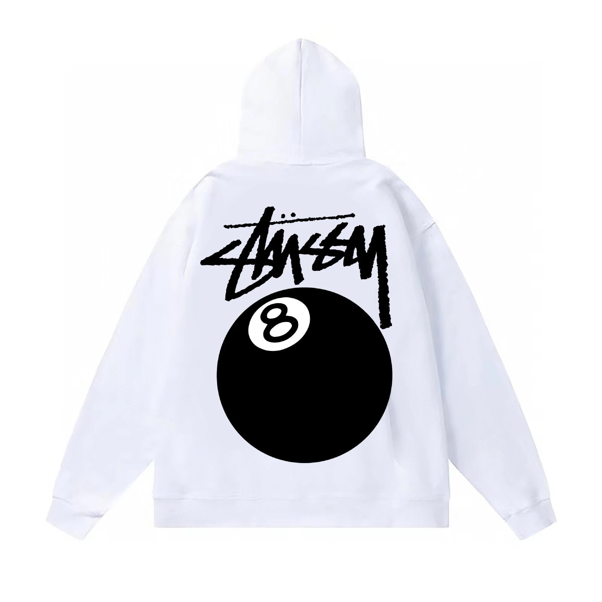 Stussy Hoodie Original Label Delivery2023New Classic Printing Black8Sweater STU World Tour tu Western Youth Pullover