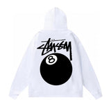 Stussy Hoodie Original Label Delivery2023New Classic Printing Black8Sweater STU World Tour tu Western Youth Pullover