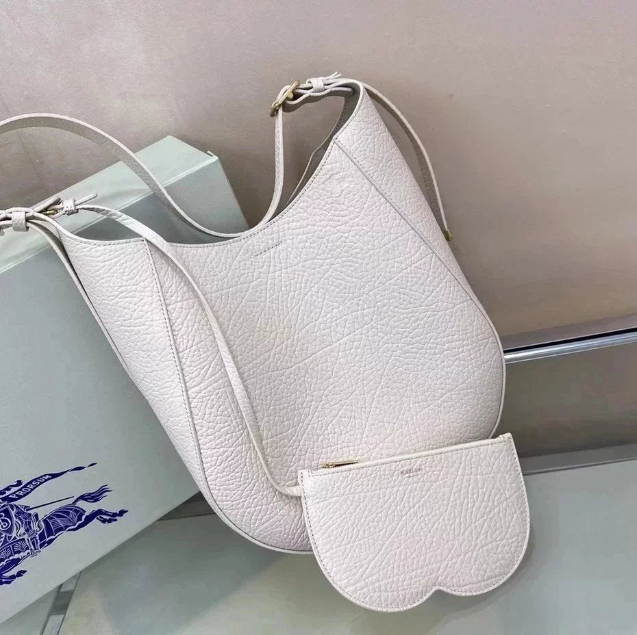 Burberry Women's Bag Top version 【Premium Original Leather Hardware】24ss New Product Chess College Style Backpack Half Month Saddle Bag chesshobo Bag Tote Bag Backpack Mother and Child Bag with Mini Purse Women's Messenger Bag Tote Women's Bag