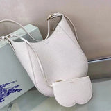 Burberry Women's Bag Top version 【Premium Original Leather Hardware】24ss New Product Chess College Style Backpack Half Month Saddle Bag chesshobo Bag Tote Bag Backpack Mother and Child Bag with Mini Purse Women's Messenger Bag Tote Women's Bag