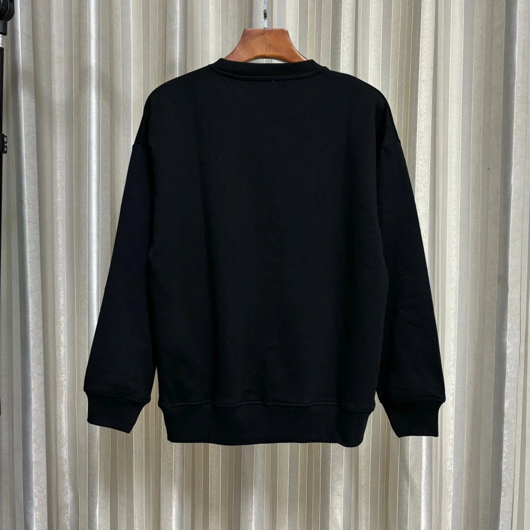 LOEWE Hoodie logo Graffiti Print Crewneck Sweatshirt Long Sleeve Base Shirt Jacket Top Fashion Unisex Sports Casual Loose Fit Versatile Autumn Winter New Arrival