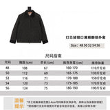 Burberry Jackets Corduroy Neckline Thin Cotton Turn-down Collar Coat Same Style for Men and Women
