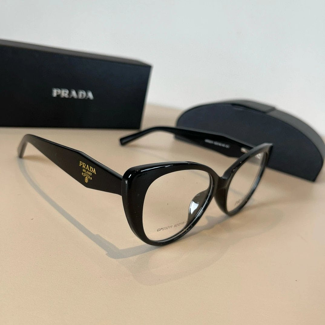 PRADA Sunglasses Brand Letter Temple Sunglasses Slimming Non-Prescription Unisex Couple Style Driving Beach Fishing UV Protection25ss New Sports Casual Versatile