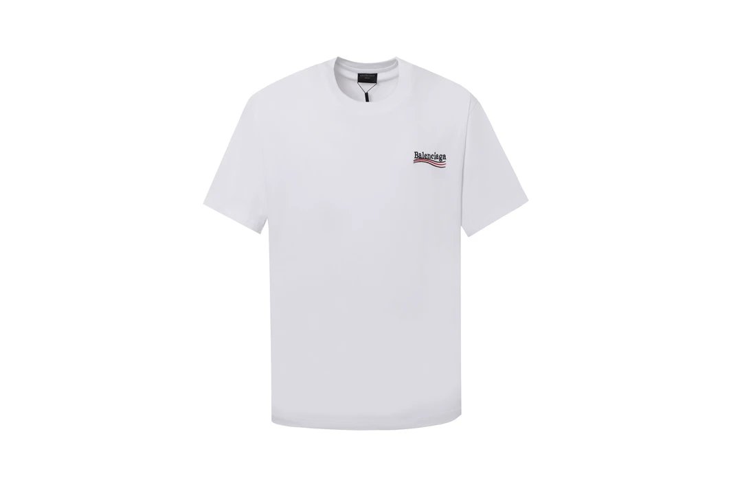 Balenciaga T-shirt Classic Coke Embroidery logo Round neck short-sleeve pure cotton T Unisex T-Shirt OS Loose Fit Base Shirt Summer New Casual Simple T-Shirt