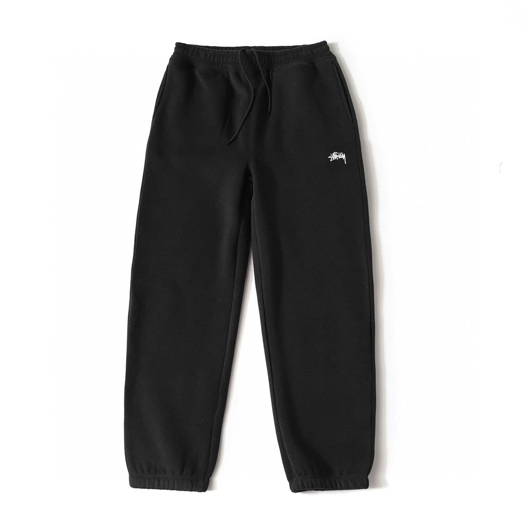 Stussy Sweatpants Top Version Embroidered Cotton Men's and Women's Same Casual Track Sweatpants Pants Trousers