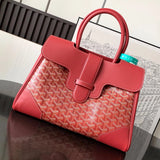 Goyard Bag Top version New Saigon Tote Handbag Shopping Bag Tote Bag Saigon Saigon Bag Star Same Style Leather Crossbody Kelly Bag