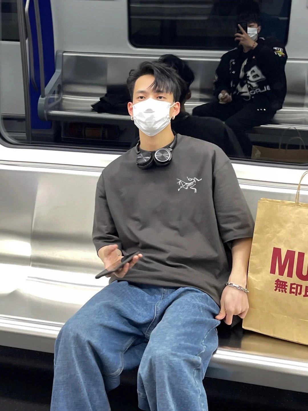 Arc'teryx T-shirt Back Brand Pattern Print logo round Neck Short Sleeve25ss New Pure Cotton Unisex Style T T-shirt OS Loose Fit Base Shirt Half Sleeve T-Shirt Top Half Sleeve