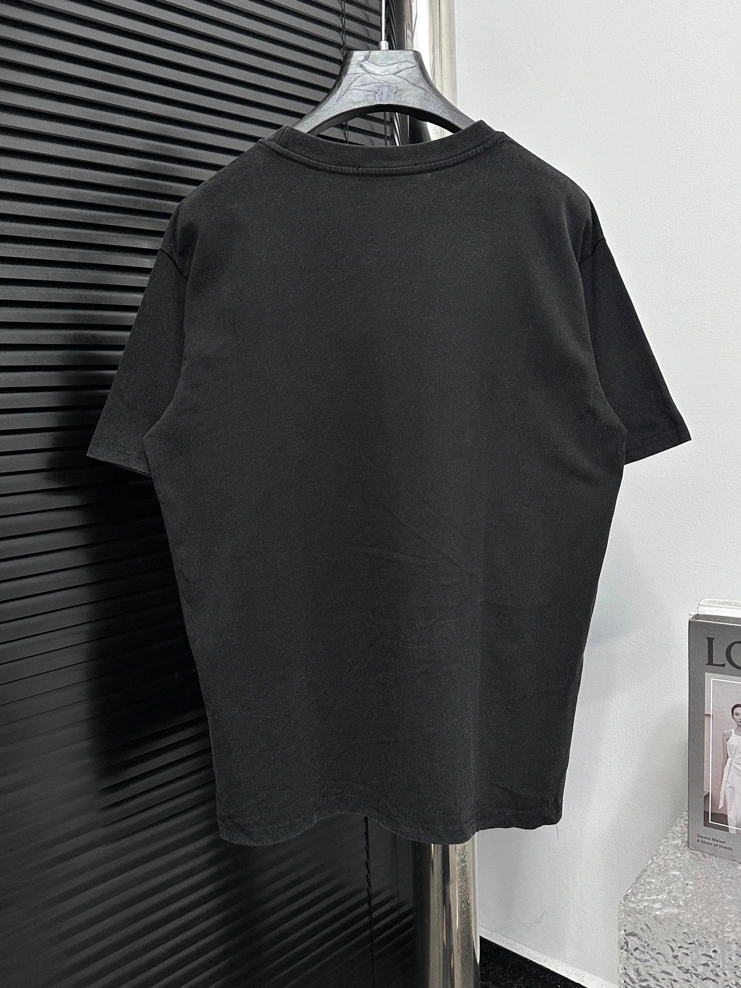 Balenciaga T-shirt Chest Letter Pattern Print logo round Neck Short Sleeve25ss New Pure Cotton Unisex Style T T-shirt OS Loose Fit Base Shirt Top Half Sleeve T-Shirt