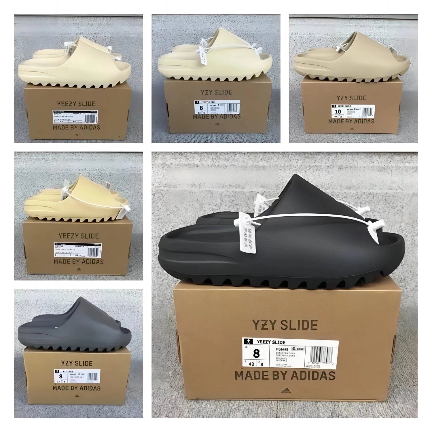 Adidas Yeezy Slippers Trendy Platform Non-Slip Casual Slippers yy001-015