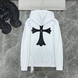 Chrome Hearts Hoodie Cross Hooded Sweater Loose Men's and Women's Zipper Hoodie