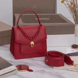 BVLGARI Bag Top version 【Original Quality】2021New Women's Bag Limited Edition Snake Head Buckle Red Enamel Snake Eye Women's Shoulder Bag/Crossbody Handbag Bag Decorated with a Snake's Head Naza Same Product Detachable Shoulder Strap