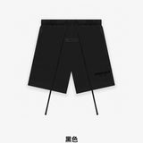 ESSENTIALS Shorts Top Version Double Line Flocking Shorts High Street Fashion Brand Sports Shorts Men