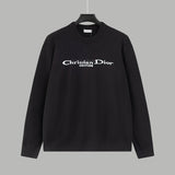 Dior Sweater Classic Letter Crew Neck Sweater Long Sleeve Pullover Thickened Lazy Style OS Loose Fit Unisex Knit Top Jacket Versatile Casual Wearable Inside and Outside