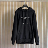 Givenchy Hoodie Top Version Counter Same Style round Neck Pullover Hooded Sweater Top Men and Women Same Style Autumn and Winter Leisure