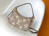 Louis Vuitton LV Women's Bag Top version 22New Bagatelle Handbag Full Leather Moon Bag Underarm Bag Vintage Bag Croissant Shoulder Messenger Bag Handle Handbag M46091M46113