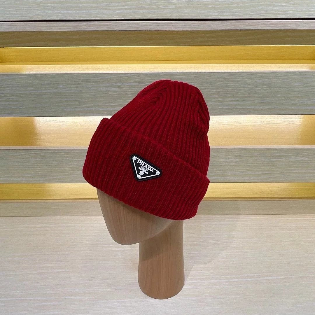 PRADA Hat Fashion Trend Woolen Cap