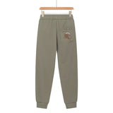 Burberry Sweatpants Front and Back Knight Embroidery logo Cuffed Sweatpants25ss Spring Summer New Sports Pants Autumn Pure Cotton Unisex Long Pants Drawstring Loose Plus Size Casual Pants