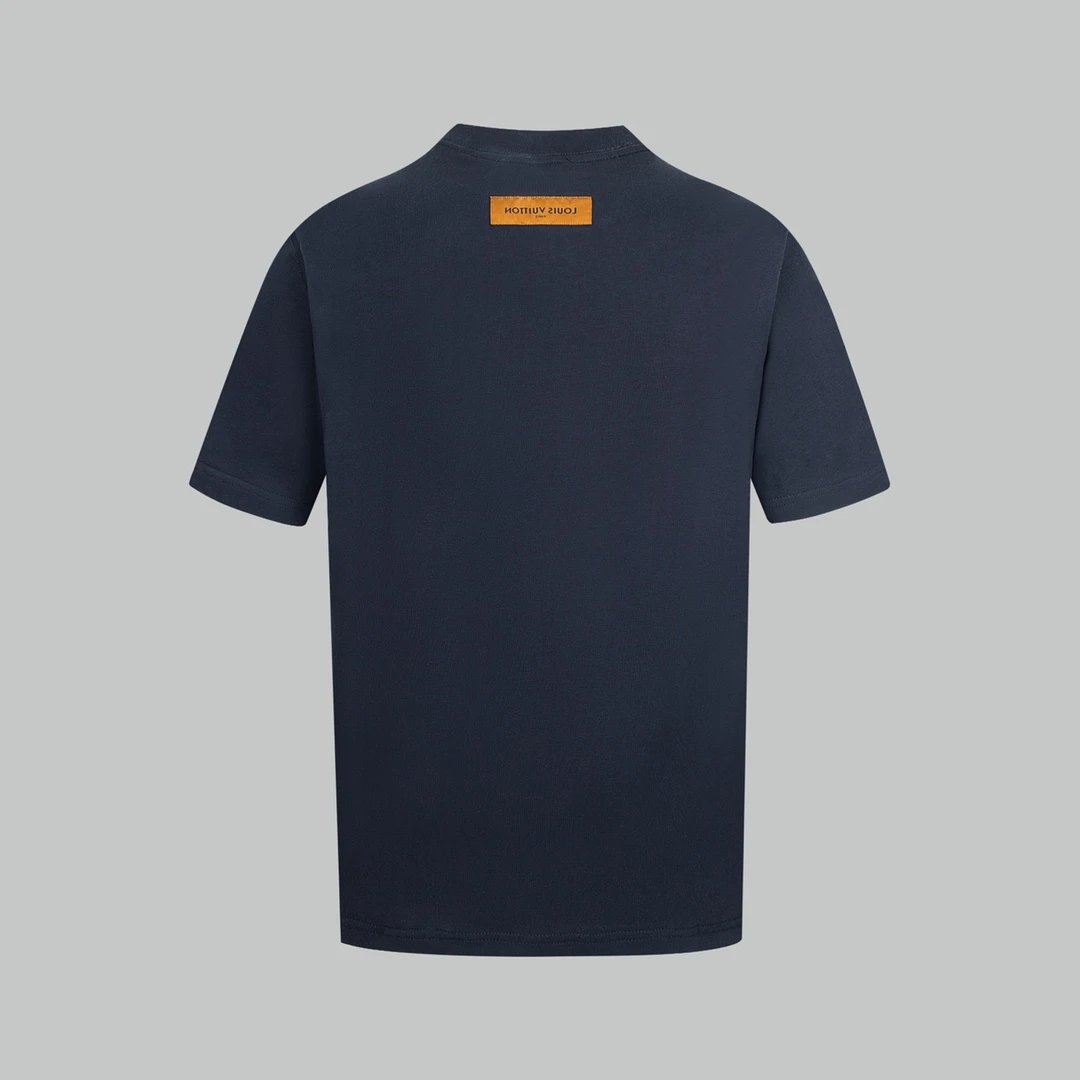 Louis Vuitton LV T-shirt 5ss New Pure Cotton Unisex Style T T-shirt OS Loose Fit Base Shirt Casual Top Short Sleeve T-Shirt