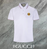 Gucci T-shirt 3D Brand Pattern on the Chest logoPOLO Shirt Lapel Short Sleeve25ss New Unisex Summer Short Sleeve OS Loose T Business Half Sleeve Shirt Plus Size T-Shirt