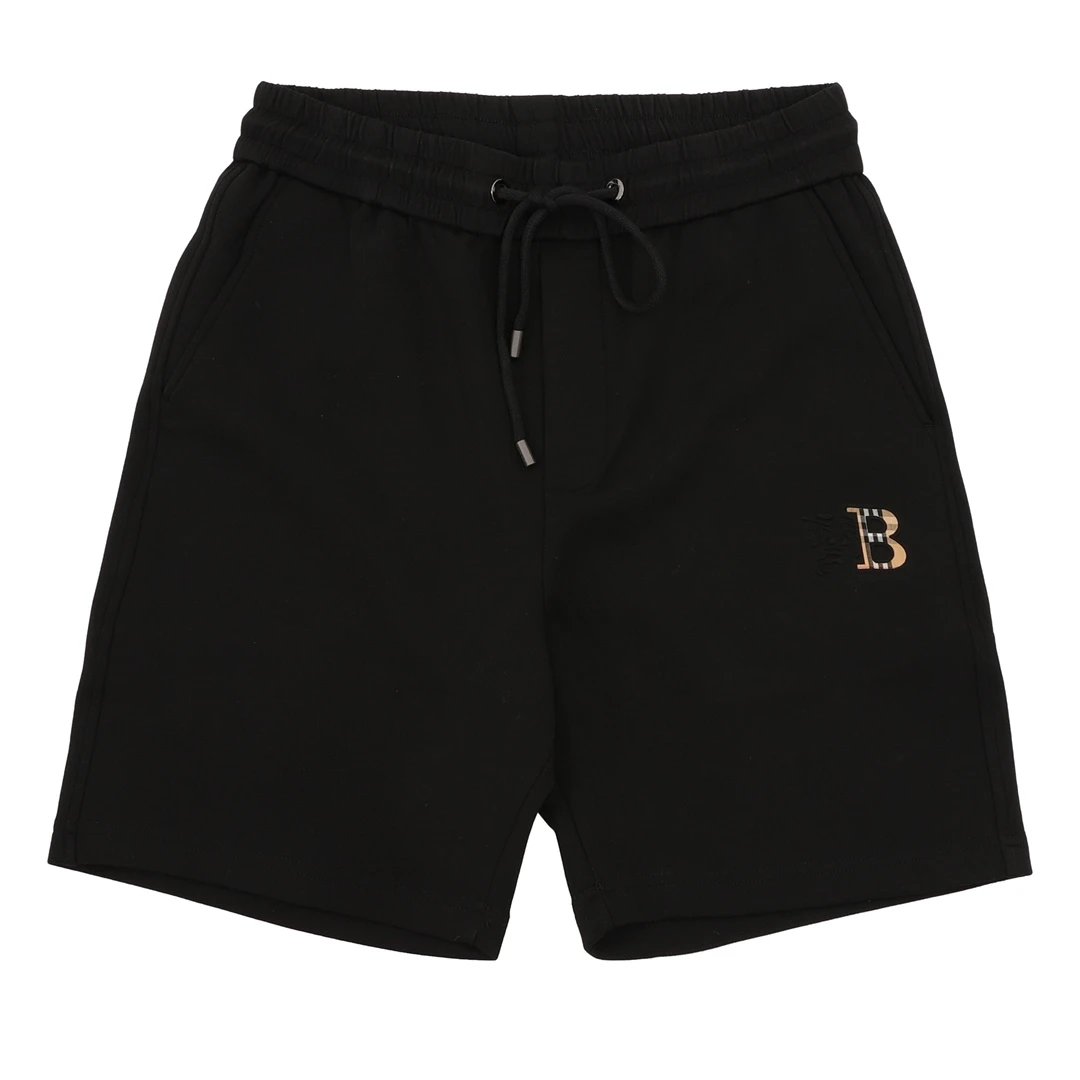 Burberry Shorts Front Plaid B Embroidery logo Five-point Shorts25ss New Drawstring Casual Summer Pants5Two-in-One Casual Sweatpants for Men and Women, Pure Cotton Joggers