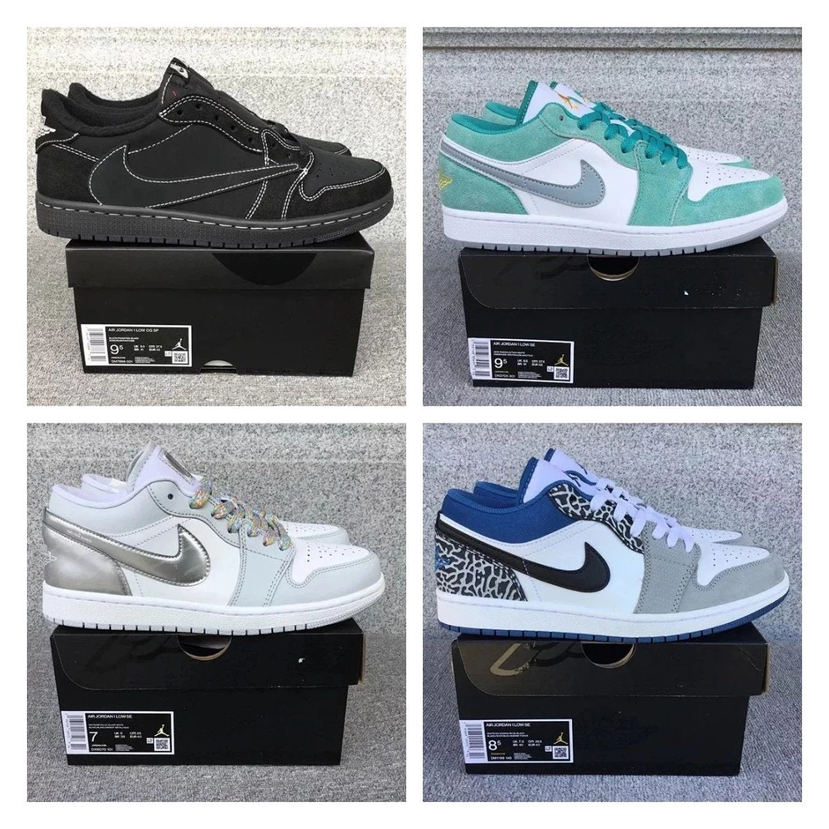 Air Jordan 1 Low shoes New All-Match Trendy Men's Casual Sports Shoes