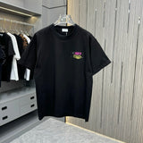 Dior T-shirt Back Hand-Painted Art Craft logo round Neck Short Sleeve25ss New pure cotton T Unisex T-Shirt OS Loose Fit Base Shirt Top Half Sleeve T-Shirt