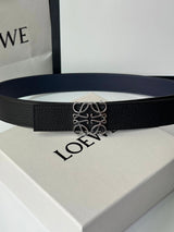 LOEWE Belt Top version Belt Genuine Cattlehide Leather Surface Original Single Original Single Double-Sided First Layer Original Cowhide3.5Men's Leather Belt Man's Belt Men's Belt Business Casual Pants Belt Men's Business Casual Belt Belt Men's High-End B