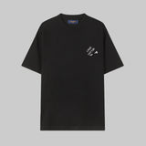Louis Vuitton LV T-shirt Classic Letter Brooch Embroidery on the Chest logo round Neck Short Sleeve25ss New Pure Cotton Unisex Style T T-shirt OS Loose Fit Base Shirt Half Sleeve T-Shirt Top Half Sleeve
