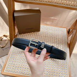 Burberry Belt Top version Original Order3.0Belt Men's Women's Universal Smooth Buckle Double-Sided Belt bt Plaid Belt Women's tb Imported Cowhide Pure Original Leather Double-Sided Top Layer Leather b Home Ribbon Skirt Double g Belt g Jiakuqi