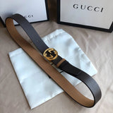 Gucci Belt Top version New Original Single Men's Belt Leather Belt Man Pair g Belt Men's Fashion Casual Original Leather Gujia Belt GG Home Pant Belt Male Gucci Gucci Men's Belt Ferragamo3.5