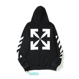 OFF-White Hoodie Cotton Terry Pullover Hoodie Loose Sweater-CY