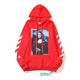 OFF-White Hoodie Cotton Terry Pullover Hoodie Loose Sweater-CY