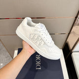 Dior Shoes Men's Shoes2024New Sports Casual Shoes Classic Low-Top Women's Shoes Lace up round Toe Couple Sneakers