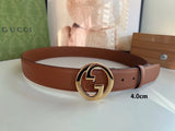 Gucci Belt Top version 4.0cm Men's and Women's Classic Belt Casual Fashion Belt Imported from Italy Cowhide Leather Pairs g Belt Ancient Home g Jiaguqi Guqi Pant Belt Man's Belt Pants Belt Men's Leather Belt Buckle Light Luxury Business Youth Leisure Birt