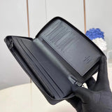 Louis Vuitton LV Wallets/Clutches Top version 【Tax-Free Premium Edition】New Men's and Women's Full Cowhide Wallet Long Wallet Men's and Women's Bags Card Holder Card Holder Short Wallet Short Wallet Pocket Clip Clutch Clutch Bag Men's Wallet
