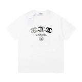 Chanel T-shirt High Quality Chest Size LOGOT T-shirt Pure Cotton Soft Fabric Color-to-Color Dye Fabric High Level Printing Crafts