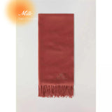 Dior Scarf Autumn and Winter Old Money Style Cashmere Tassel Scarf Women's Neck Warmer All-Matching