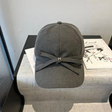 Hermes Hat Letter Stickers logo Baseball Cap Sun Protection Visor Cap Large Head Circumference Versatile Sports Hat Slimming Face Curved Brim Unisex Couple Style