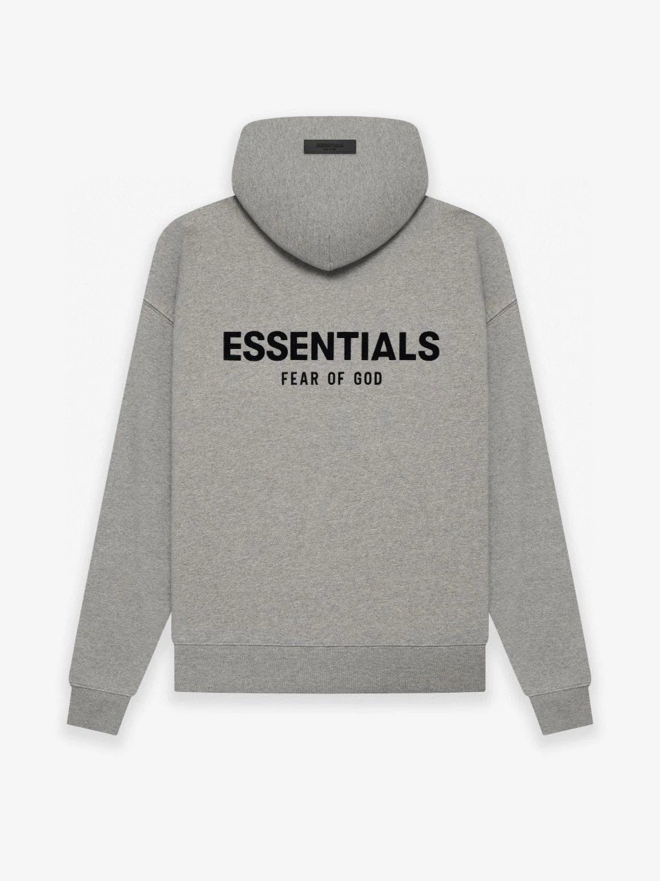 ESSENTIALS Hoodie Top Version Season 8 Double Line High Street Flocked Printed Hoodie Sweater Fashion