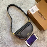 Burberry Women's Bag Top version Version Original Leather Fashion Show Backpack Shoulder Bag Original Single Hobos Underarm Bag Messenger Bag New Women's Bag