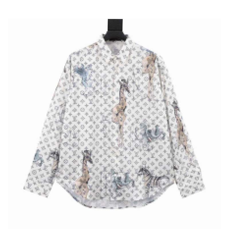 Louis Vuitton LV Shirt Zoo Limited Long Sleeve Shirt for Men and Women