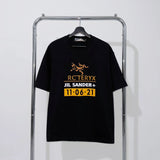 Arc'teryx T-shirt Chest Letter and Number Print logo round Neck Short Sleeve25ss New pure cotton T Unisex T-Shirt OS Loose Fit Base Shirt Top Half Sleeve T-Shirt