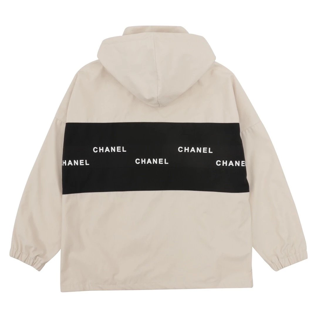 Chanel Jackets Embroidered Slogan Vintage Zipper Trench Coat
Size:XS-L