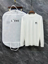 LOEWE Sweater Classic Logo Logo Half Turtleneck Sweater Unisex Inner and Outer Wear