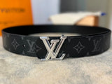 Louis Vuitton LV Belt Top version 【Counter Quality】The Most New Belt4.0cm Men's Belt Men's Leather Belt with Classic Presbyopic Checkerboard Plaid Belt with Genuine Goods Packaging in and out of the Counter No Problem Versatile Casual Fashion Formal Wear