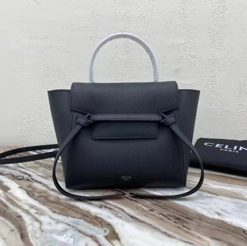 Celine women's bag Top version 【Maximum Version】2020New Women's Bag BELTBAGNANO‘Popular’pico Catfish Bag Handbag Shoulder Crossbody Women's Bag Catfish Bag Full Series