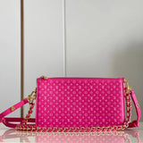Louis Vuitton LV Women's Bag Top version 2023New【Overseas Tax-Free Edition】Original Leather Hardware Lexington Chain Bag Nanogram Series M82232M82247Shoulder Bag Messenger Bag Underarm Bag Postman Women's Bag Full Leather Embossed Calfskin Bag Wallet